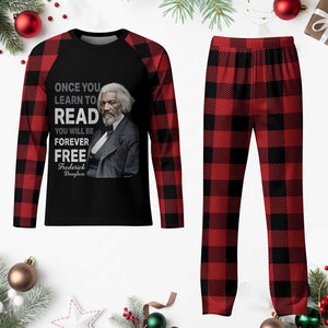 Frederick Douglass Freedom Quote Plaid Pajama Set Once You Learn to Read TS14 Buffalo Plaid Print Your Wear