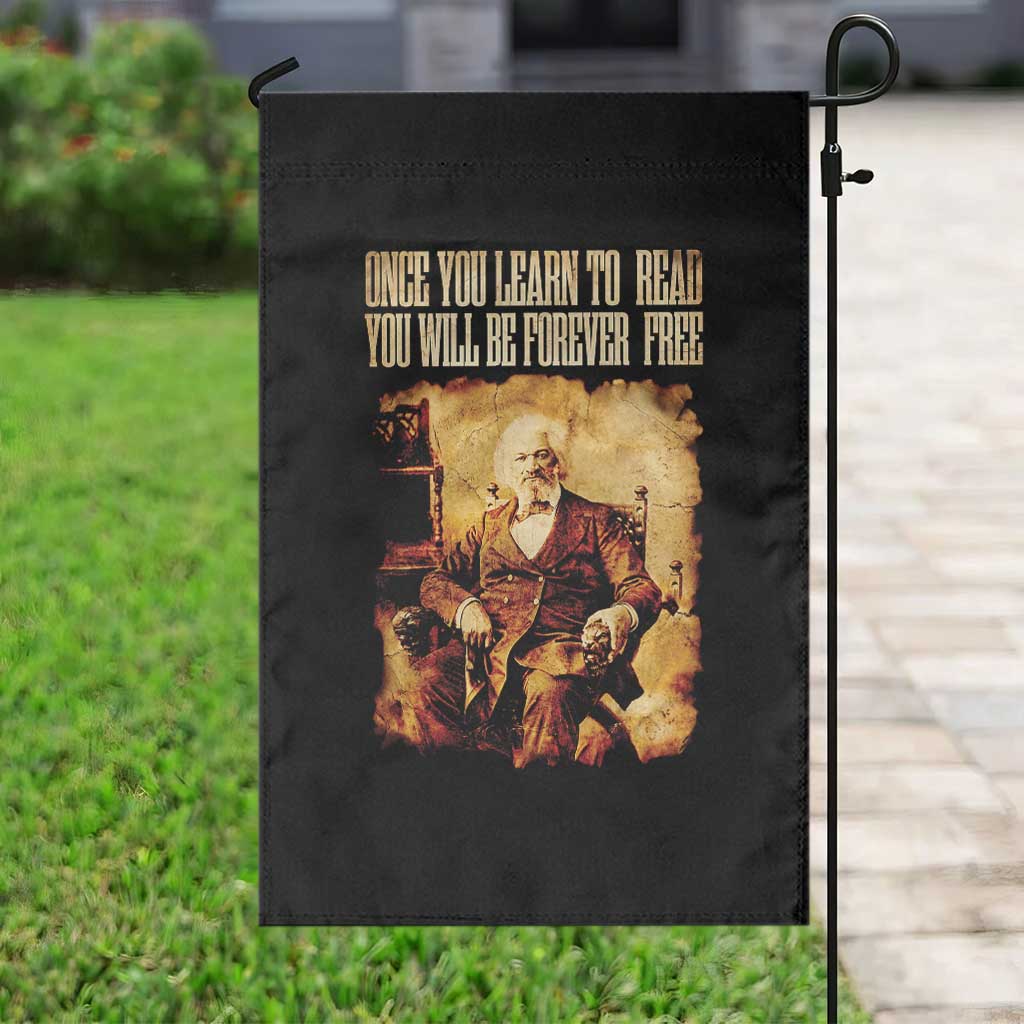 Frederick Douglass Quote Garden Flag Once You Learn to Read TS14 Print Your Wear