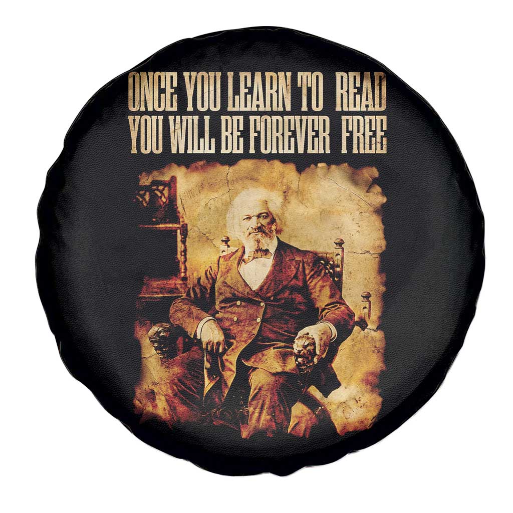 Frederick Douglass Quote Spare Tire Cover Once You Learn to Read TS14 Print Your Wear