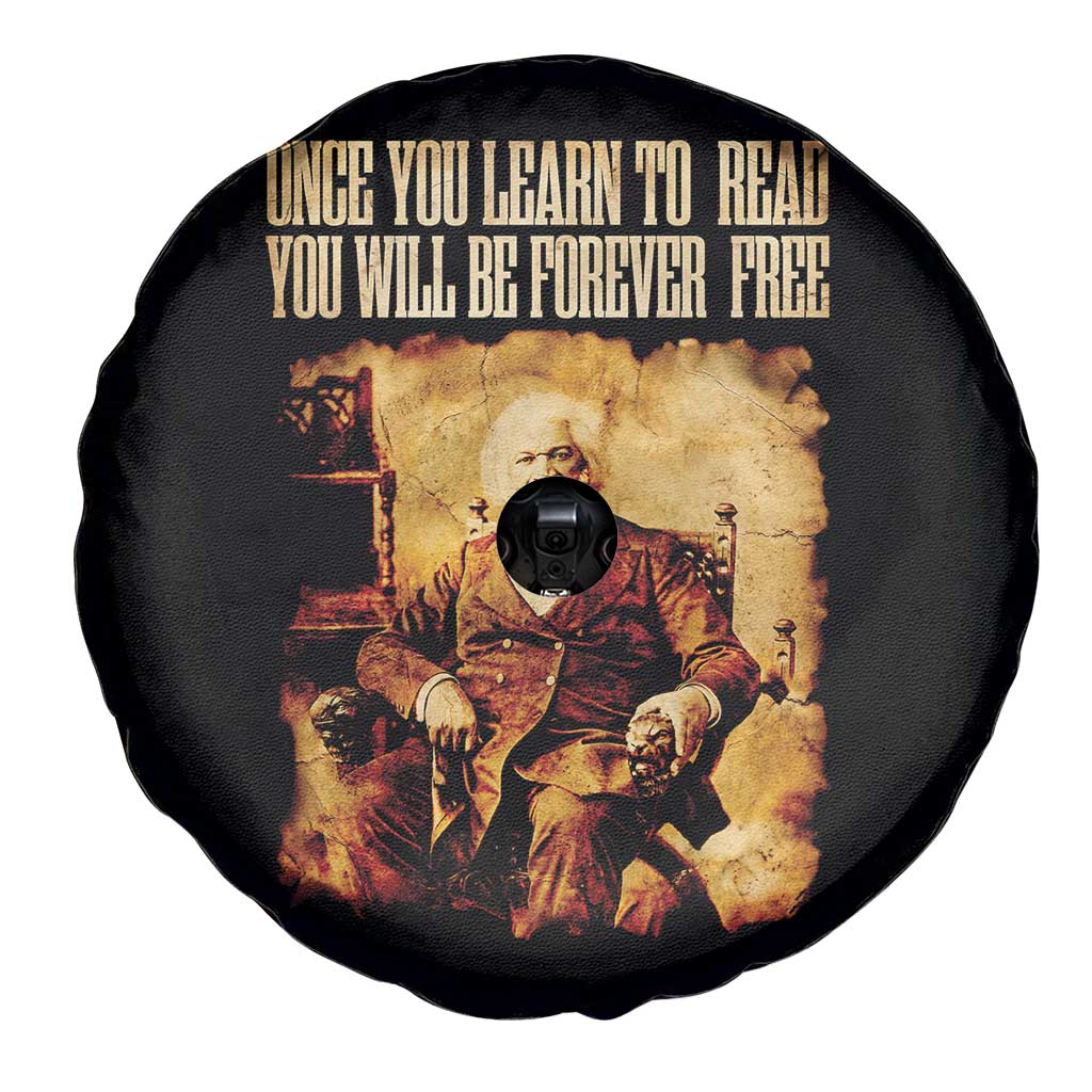 Frederick Douglass Quote Spare Tire Cover Once You Learn to Read TS14 Print Your Wear