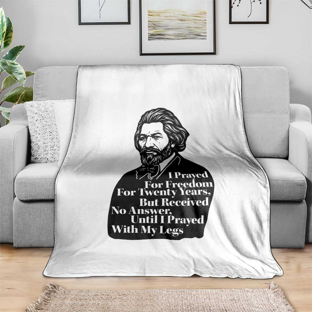 Frederick Douglass Inspirational Quote Throw Blanket Black History Month TS14 Print Your Wear