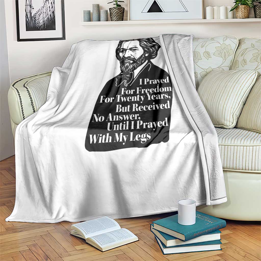 Frederick Douglass Inspirational Quote Throw Blanket Black History Month TS14 Print Your Wear