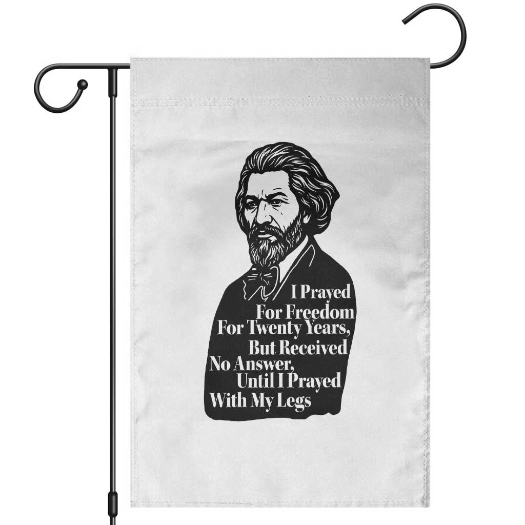 Frederick Douglass Inspirational Quote Garden Flag Black History Month TS14 White Print Your Wear