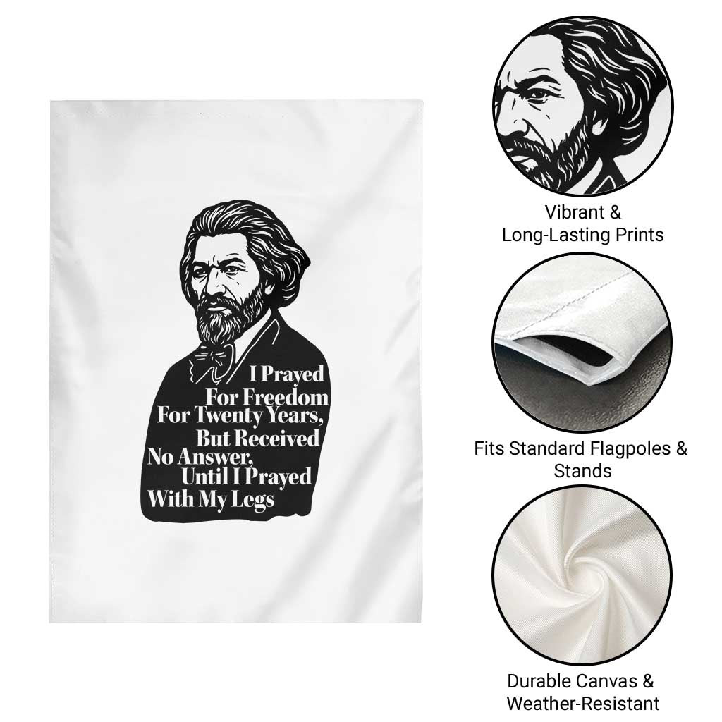 Frederick Douglass Inspirational Quote Garden Flag Black History Month TS14 Print Your Wear