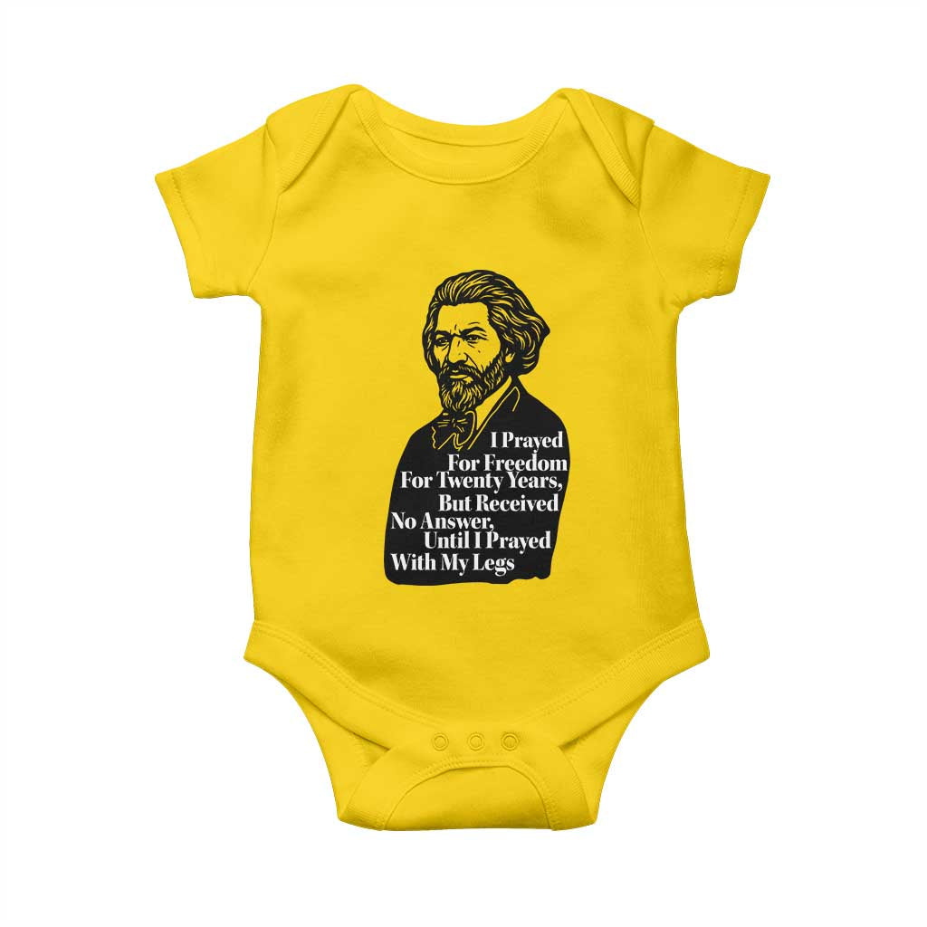 Frederick Douglass Inspirational Quote Baby Onesie Black History Month TS14 Daisy Print Your Wear