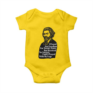 Frederick Douglass Inspirational Quote Baby Onesie Black History Month TS14 Daisy Print Your Wear