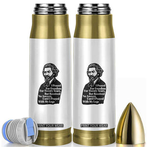 Frederick Douglass Inspirational Quote Bullet Tumbler Black History Month TS14 White Print Your Wear