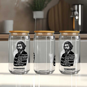 Frederick Douglass Inspirational Quote Glass Can Black History Month TS14 Print Your Wear