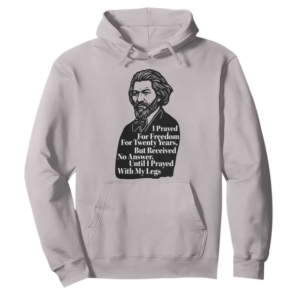 Frederick Douglass Inspirational Quote Hoodie Black History Month TS14 Ice Gray Print Your Wear