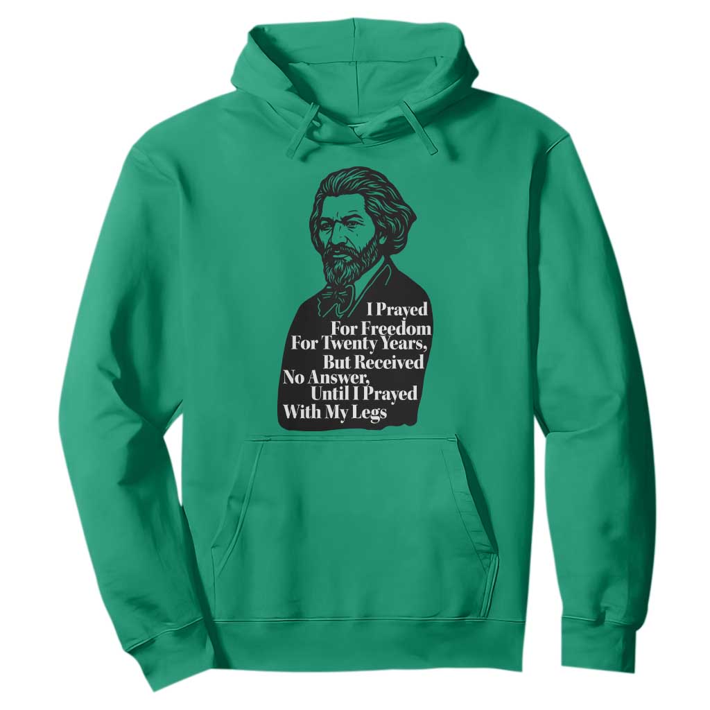 Frederick Douglass Inspirational Quote Hoodie Black History Month TS14 Irish Green Print Your Wear