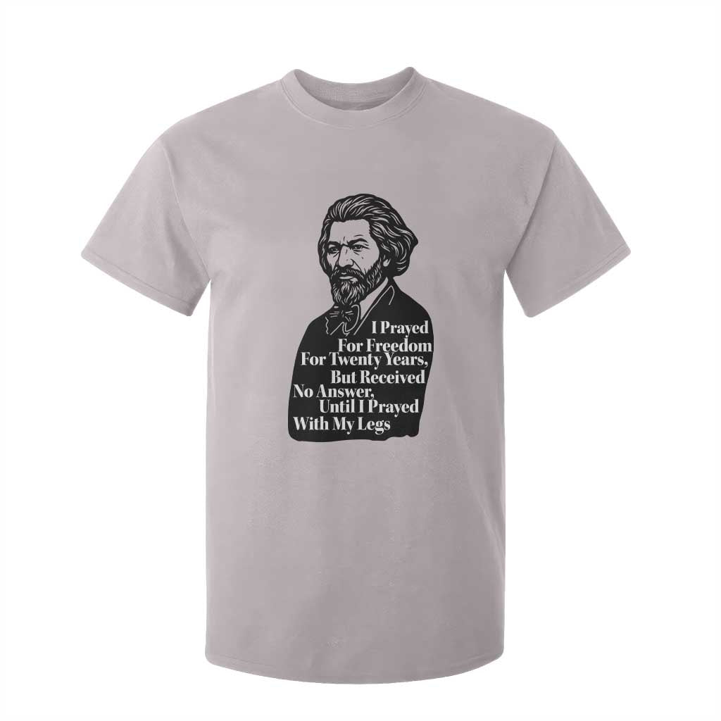 Frederick Douglass Inspirational Quote T Shirt For Kid Black History Month TS14 Ice Gray Print Your Wear