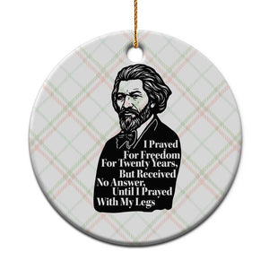 Frederick Douglass Inspirational Quote Ceramic Ornament Black History Month TS14 1pc Christmas Plaid Print Your Wear