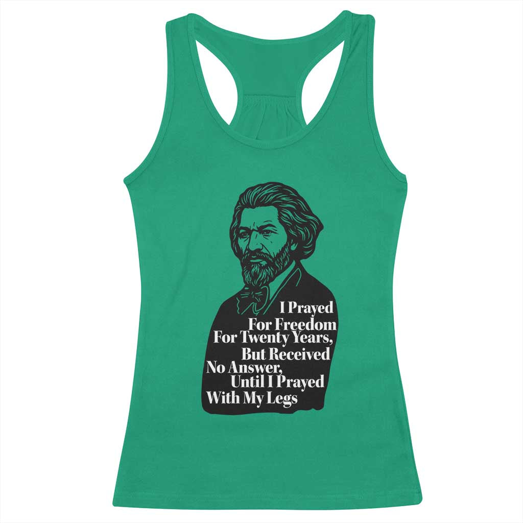 Frederick Douglass Inspirational Quote Racerback Tank Top Black History Month TS14 Irish Green Print Your Wear