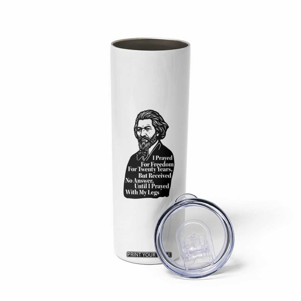Frederick Douglass Inspirational Quote Skinny Tumbler Black History Month TS14 Print Your Wear