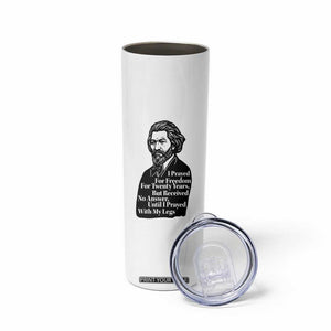 Frederick Douglass Inspirational Quote Skinny Tumbler Black History Month TS14 Print Your Wear
