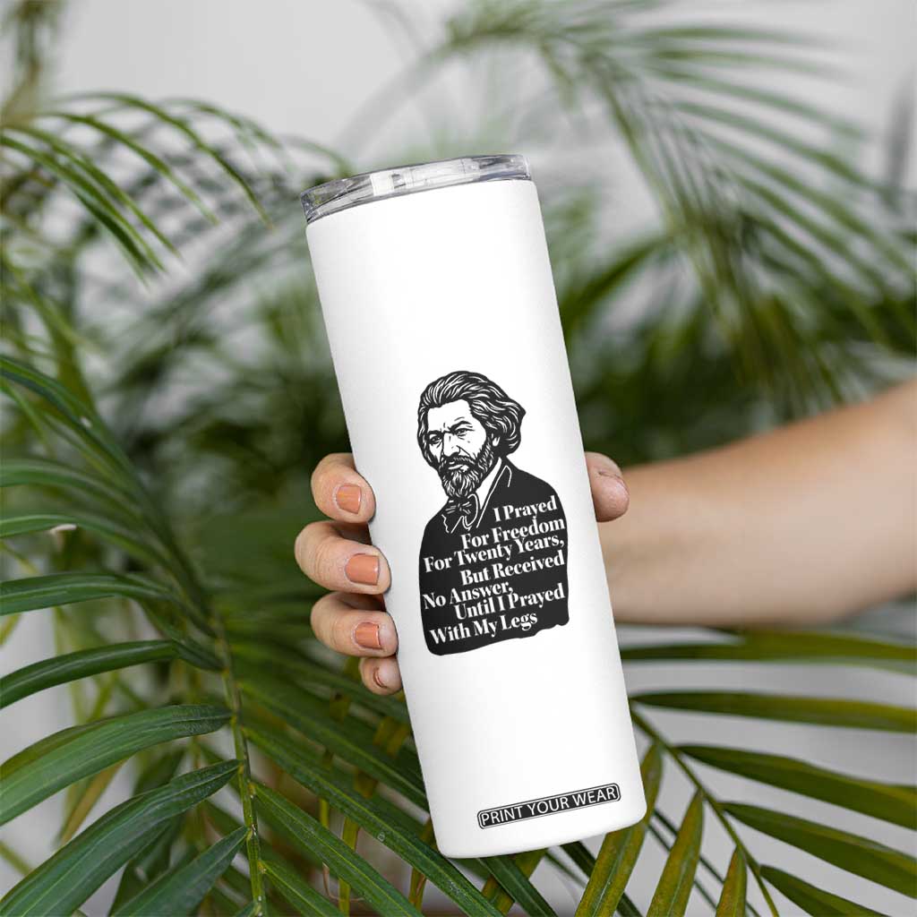 Frederick Douglass Inspirational Quote Skinny Tumbler Black History Month TS14 Print Your Wear