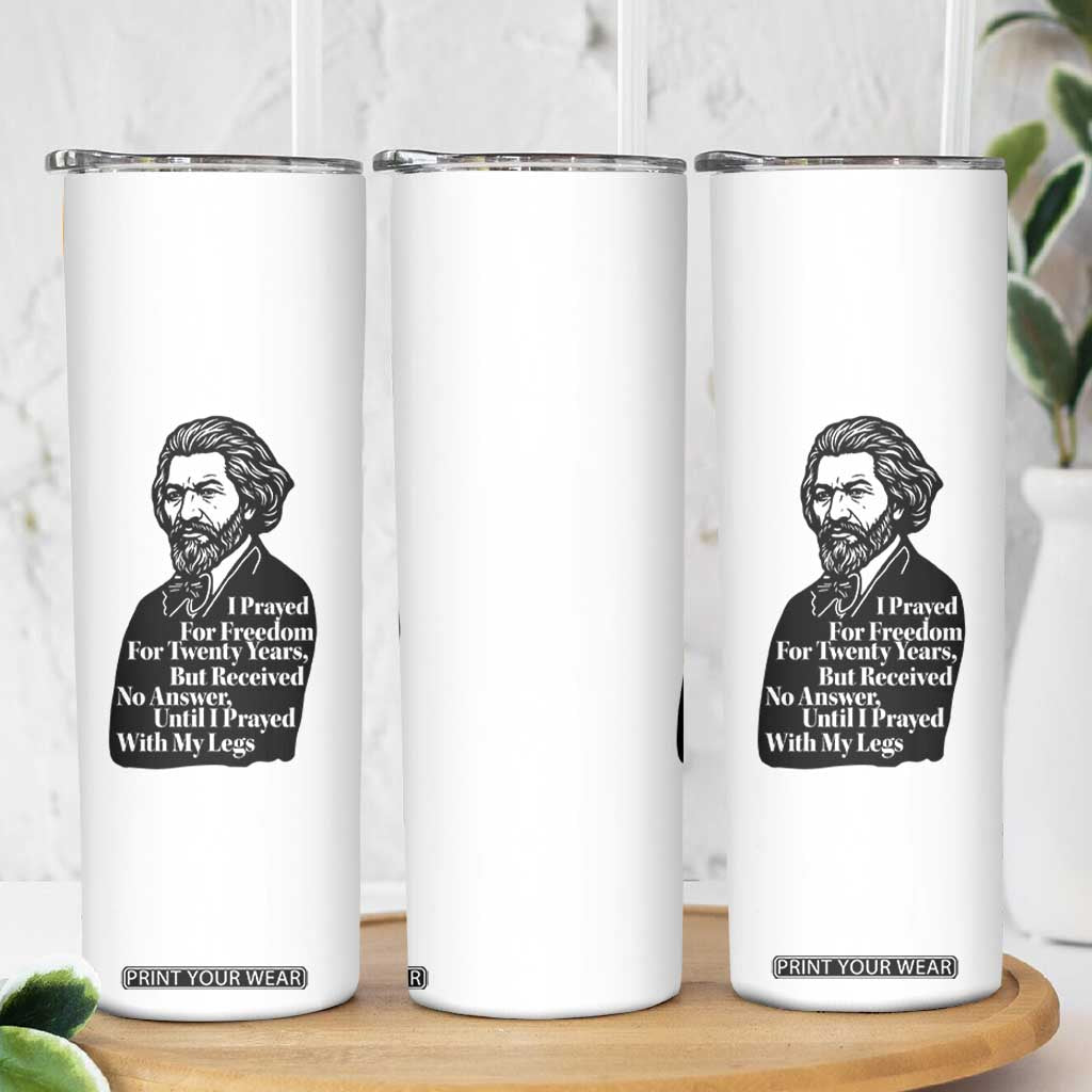 Frederick Douglass Inspirational Quote Skinny Tumbler Black History Month TS14 Print Your Wear