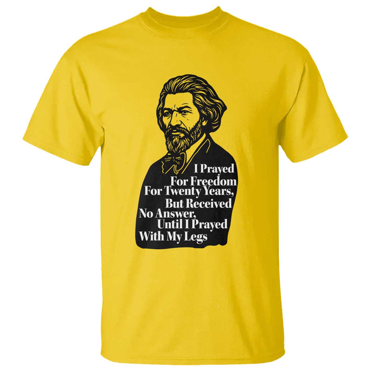 Frederick Douglass Inspirational Quote T Shirt Black History Month TS14 Daisy Print Your Wear