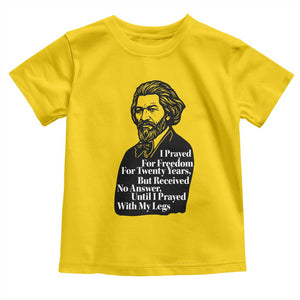 Frederick Douglass Inspirational Quote Toddler T Shirt Black History Month TS14 Daisy Print Your Wear