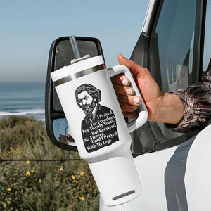 Frederick Douglass Inspirational Quote Tumbler With Handle Black History Month TS14 Print Your Wear