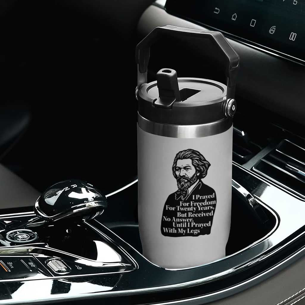 Frederick Douglass Inspirational Quote Flip Straw Tumbler Black History Month TS14 Print Your Wear