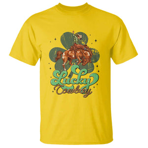 Lucky Cowboy Western T Shirt Funny St Patrick's Day TS14 Daisy Print Your Wear