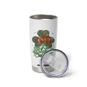 Lucky Cowboy Western Tumbler Cup Funny St Patrick's Day TS14 Print Your Wear