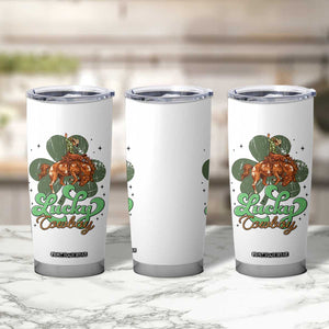 Lucky Cowboy Western Tumbler Cup Funny St Patrick's Day TS14 Print Your Wear