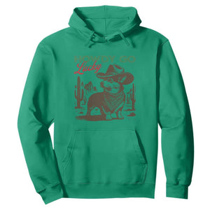 Howdy Go Lucky Hoodie Funny Corgi St Patrick's Day TS14 Irish Green Print Your Wear