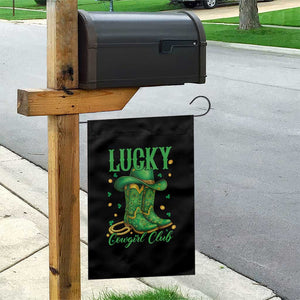 Lucky Cowgirl Club Garden Flag Western Irish Cowboy St Patrick Day TS14 Print Your Wear
