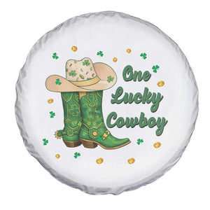 One Lucky Cowboy Spare Tire Cover Western Irish Cowboy St Patrick Day TS14 Print Your Wear