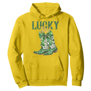 Lucky Cowgirl Hoodie Western Irish Cowboy St Patrick Day TS14 Daisy Print Your Wear