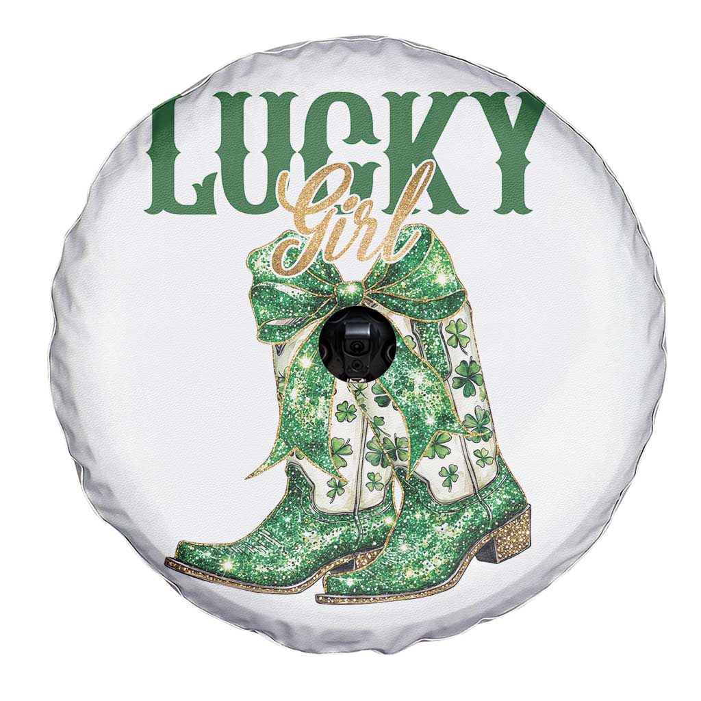 Lucky Cowgirl Spare Tire Cover Western Irish Cowboy St Patrick Day TS14 Print Your Wear