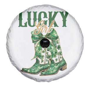 Lucky Cowgirl Spare Tire Cover Western Irish Cowboy St Patrick Day TS14 Print Your Wear
