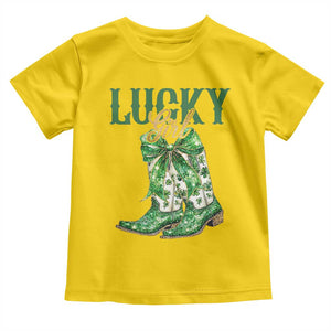 Lucky Cowgirl Toddler T Shirt Western Irish Cowboy St Patrick Day TS14 Daisy Print Your Wear