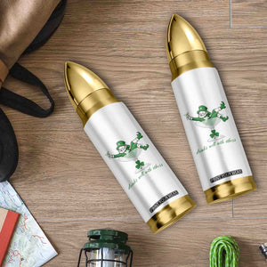 Drink Well With Others Bullet Tumbler Funny Leprechaun Drinking Green Beer Shamrock TS14 Print Your Wear