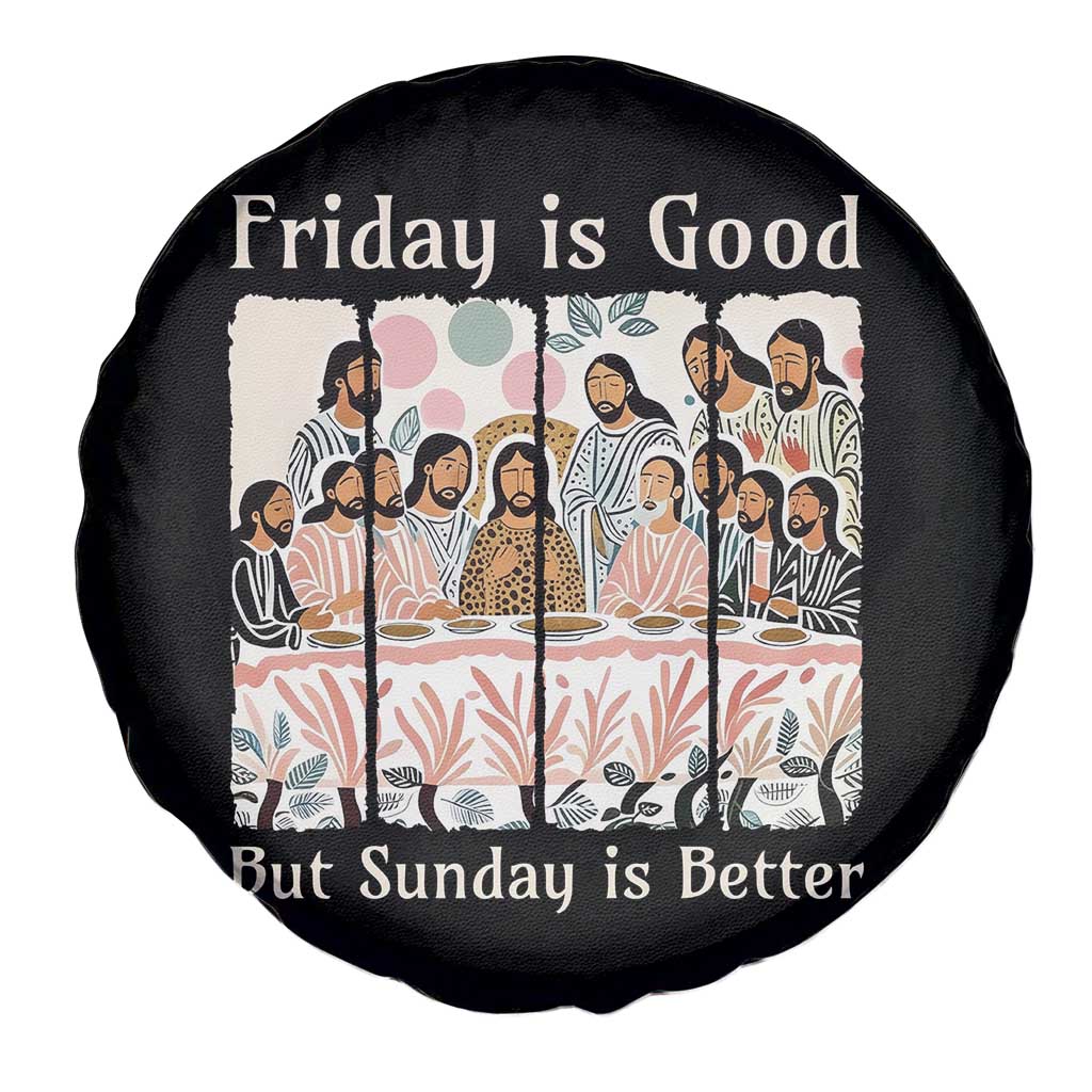 Friday is Good Sunday is Better Spare Tire Cover Christian Jesus Easter TS14 Print Your Wear