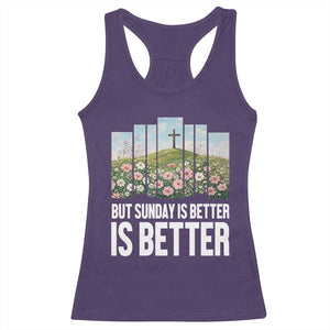 Friday is Good Sunday is Better Racerback Tank Top Christian Easter TS14 Purple Print Your Wear