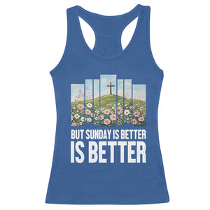 Friday is Good Sunday is Better Racerback Tank Top Christian Easter TS14 Royal Blue Print Your Wear