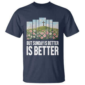 Friday is Good Sunday is Better T Shirt Christian Easter TS14 Navy Print Your Wear