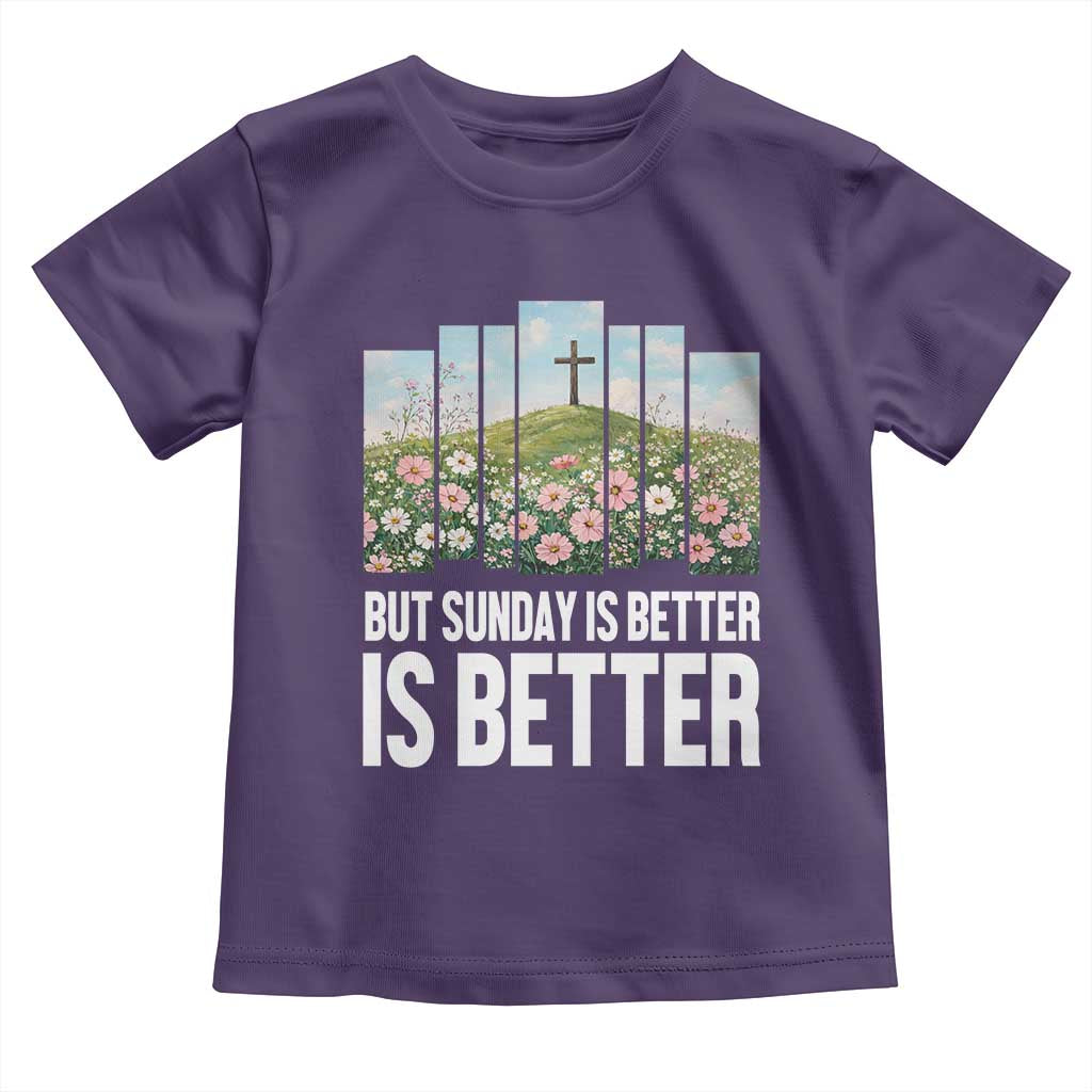 Friday is Good Sunday is Better Toddler T Shirt Christian Easter TS14 Purple Print Your Wear
