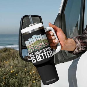 Friday is Good Sunday is Better Tumbler With Handle Christian Easter TS14 Print Your Wear