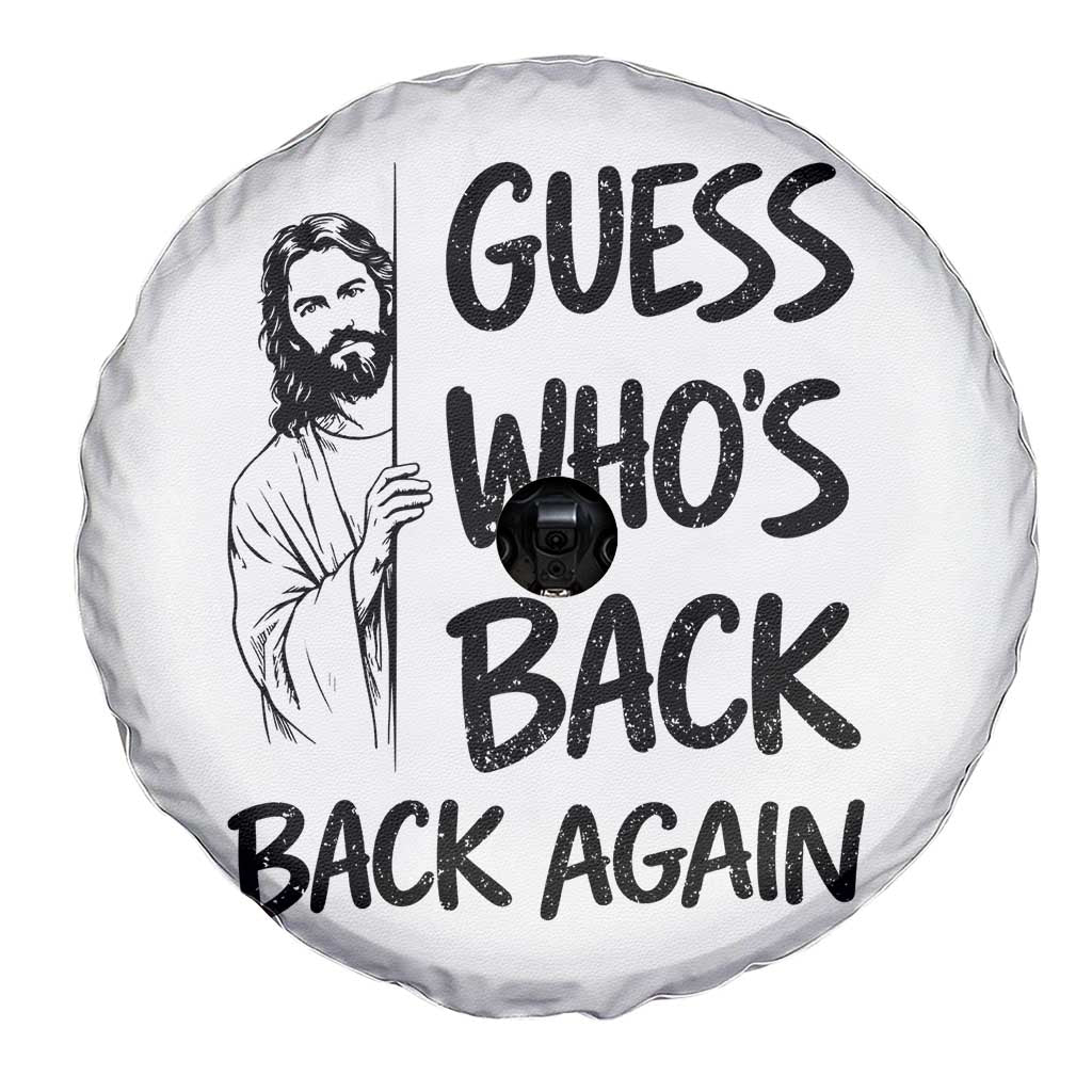 Funny Easter Jesus Spare Tire Cover Guess Who's Back Back Again TS14 Print Your Wear