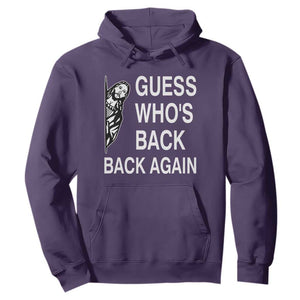 Guess Who's Back Back Again Hoodie Funny Easter Jesus Meme TS14 Purple Print Your Wear