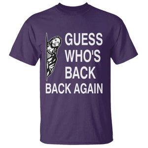 Guess Who's Back Back Again T Shirt Funny Easter Jesus Meme TS14 Purple Print Your Wear