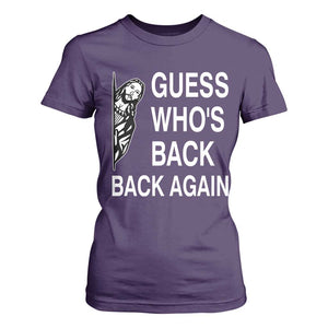 Guess Who's Back Back Again T Shirt For Women Funny Easter Jesus Meme TS14 Purple Print Your Wear