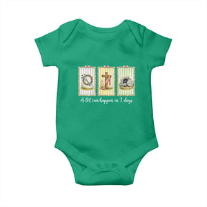 A Lot Can Happen in 3 Days Baby Onesie Christian Jesus Easter TS14 Irish Green Print Your Wear