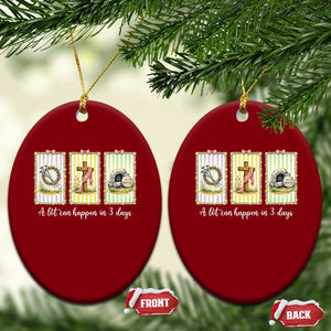 A Lot Can Happen in 3 Days Ceramic Ornament Christian Jesus Easter TS14 Print Your Wear