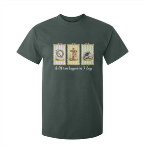 A Lot Can Happen in 3 Days T Shirt For Kid Christian Jesus Easter TS14 Dark Forest Green Print Your Wear