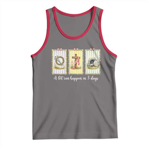 A Lot Can Happen in 3 Days Tank Top Christian Jesus Easter TS14 Deep Heather Red Print Your Wear